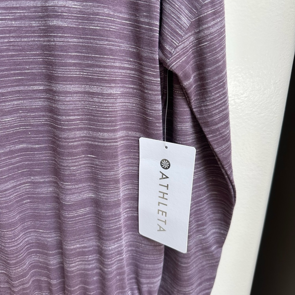 NWT Athleta Avenues Striped Tunic Dress - Picture 5 of 6